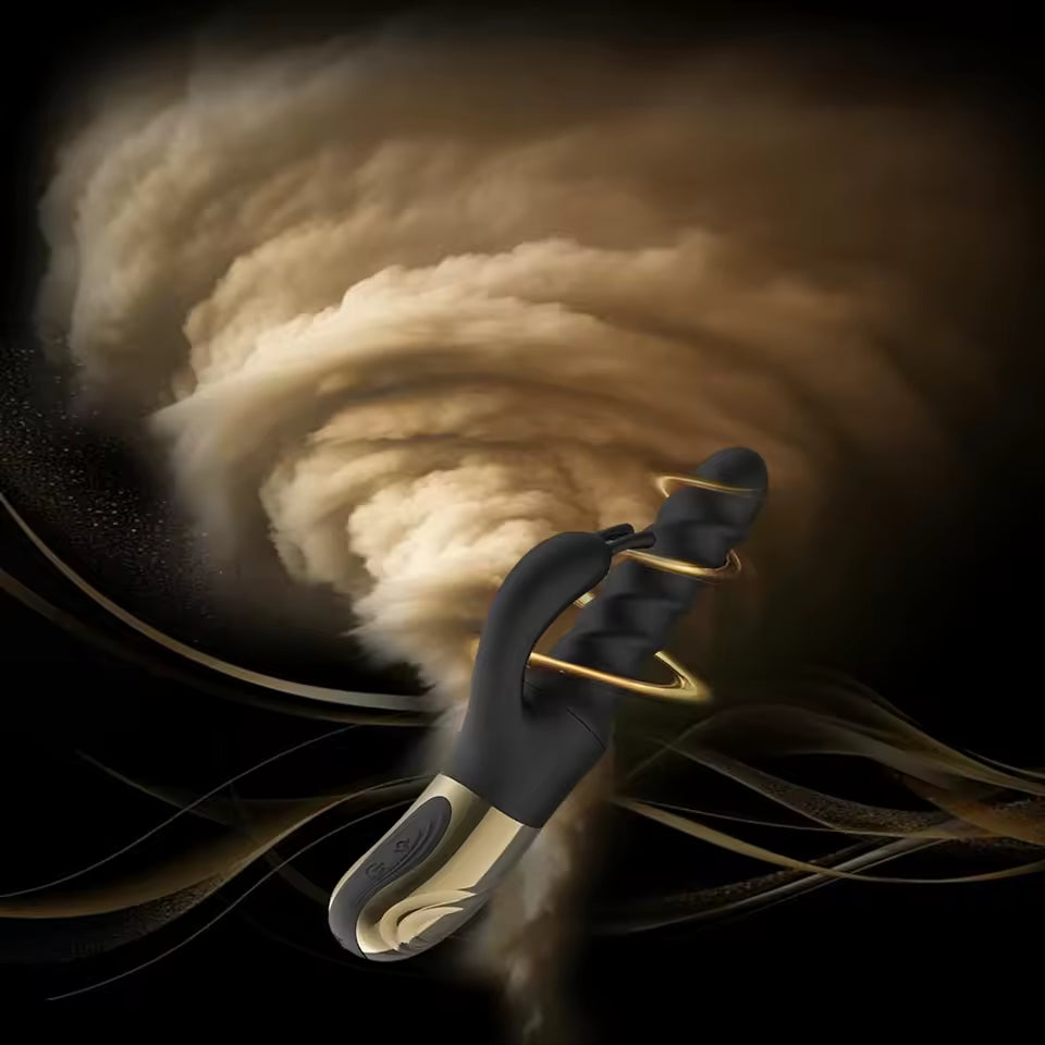 KUSHOR Powerful Thrusting G-Spot Rabbit Vibrator with 360° Swirl