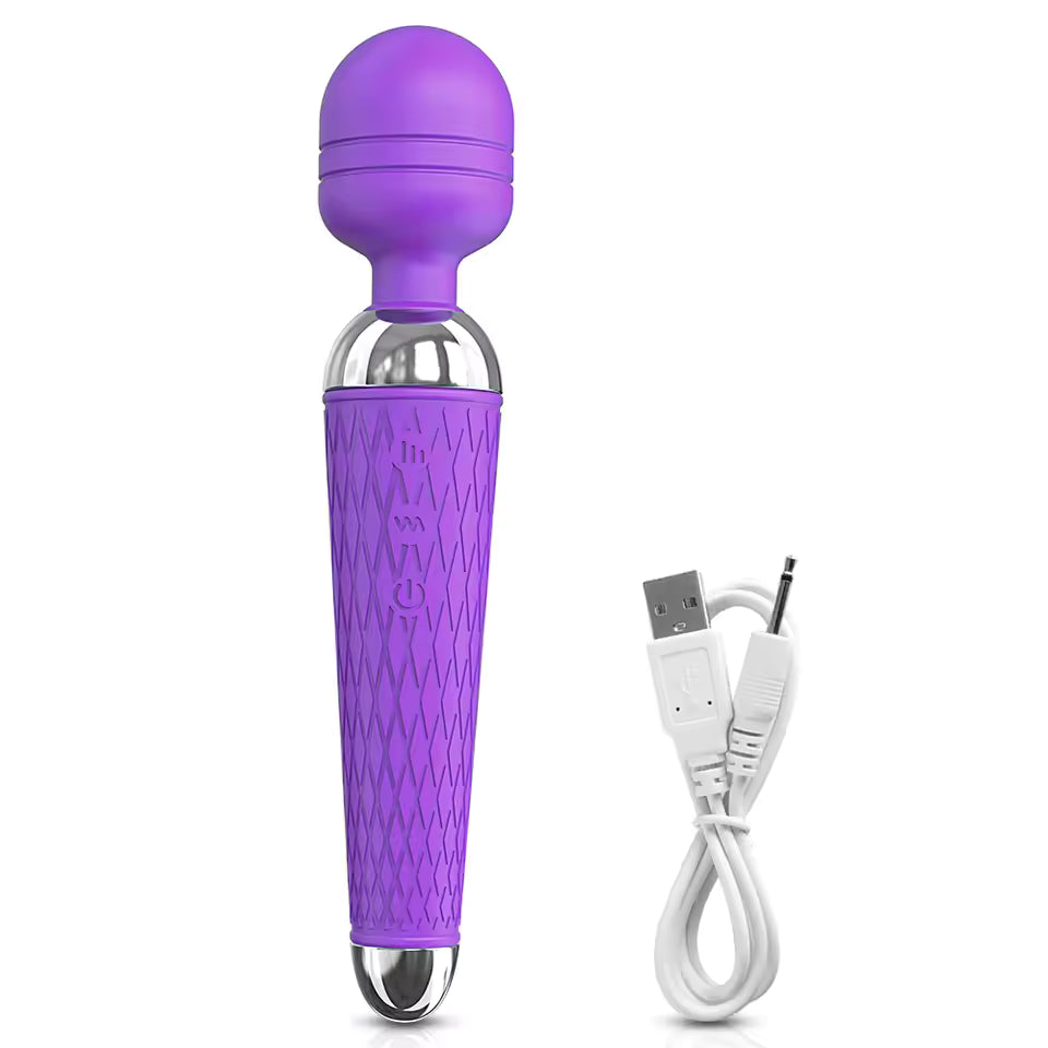 Powerful Magic Wand Vibrator - 20-Speed G-Spot & Clitorial Massager