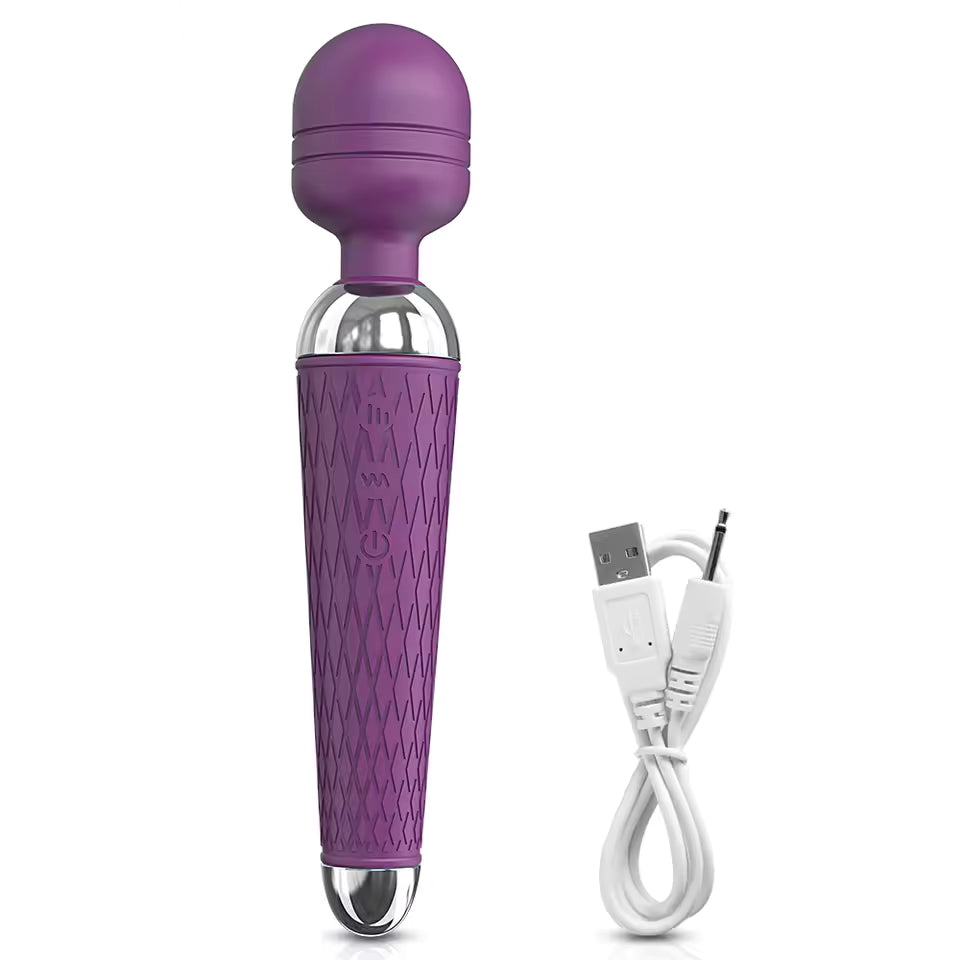 Powerful Magic Wand Vibrator - 20-Speed G-Spot & Clitorial Massager