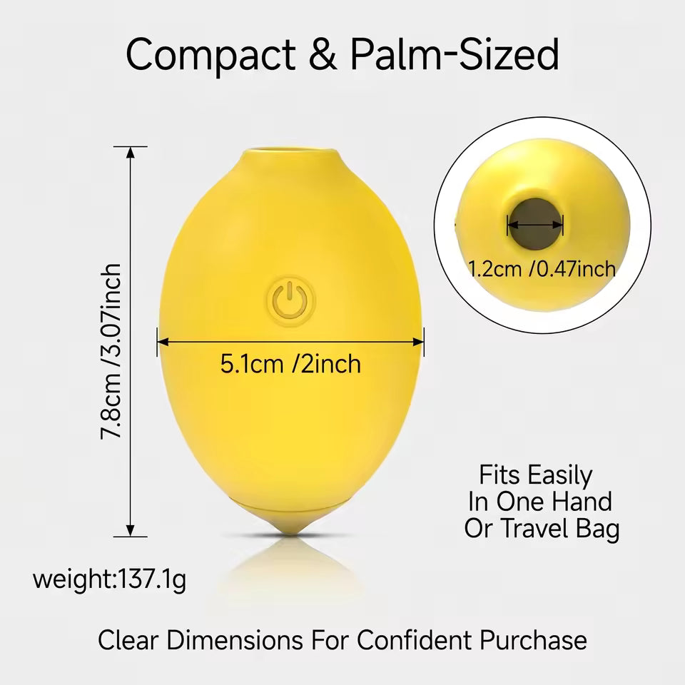 Powerful Sucking Egg Vibrator - Clitorial & Nipple Stimulator