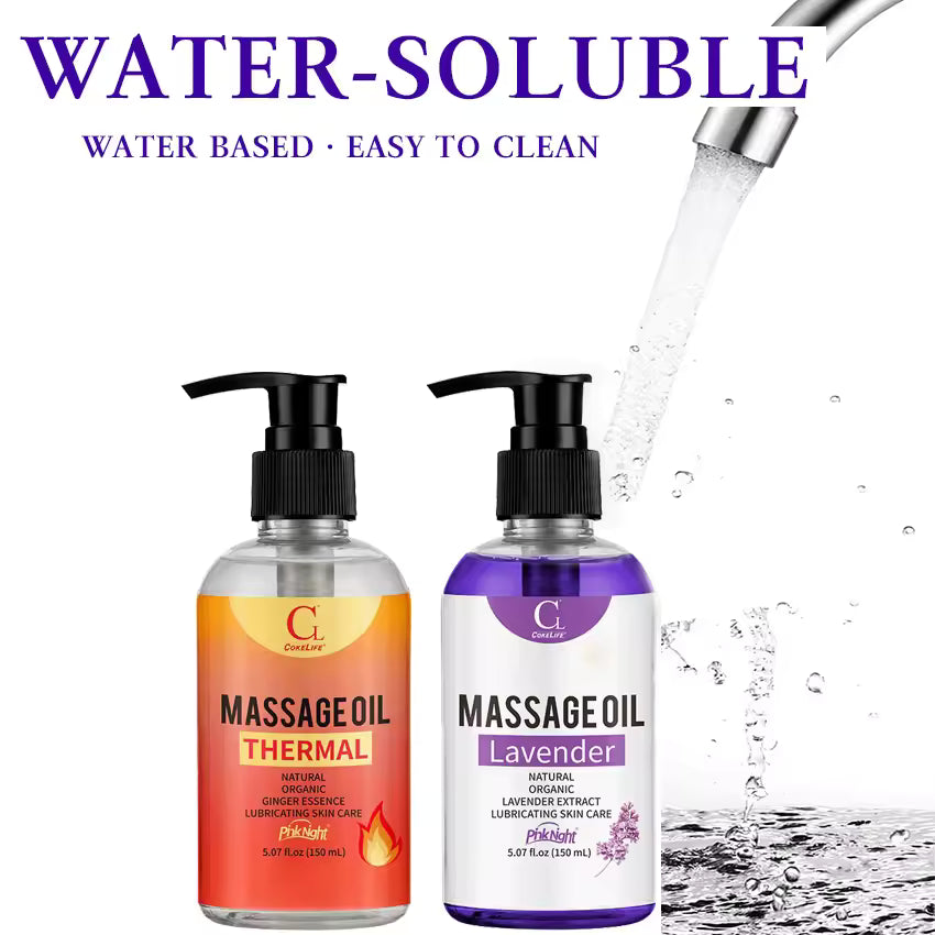 Water-Based Lavender Sex Lube - Warming Vaginal & Anal Intimate Gel