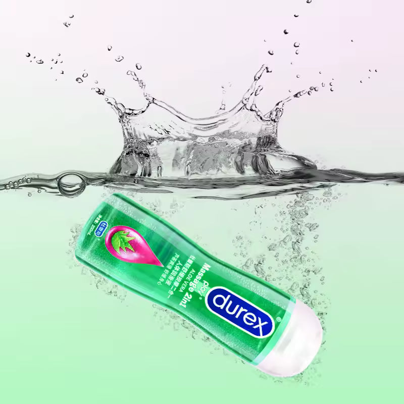 Durex Play 2-in-1 Soothing Aloe Vera Lubricant - Water-Based Massage Gel