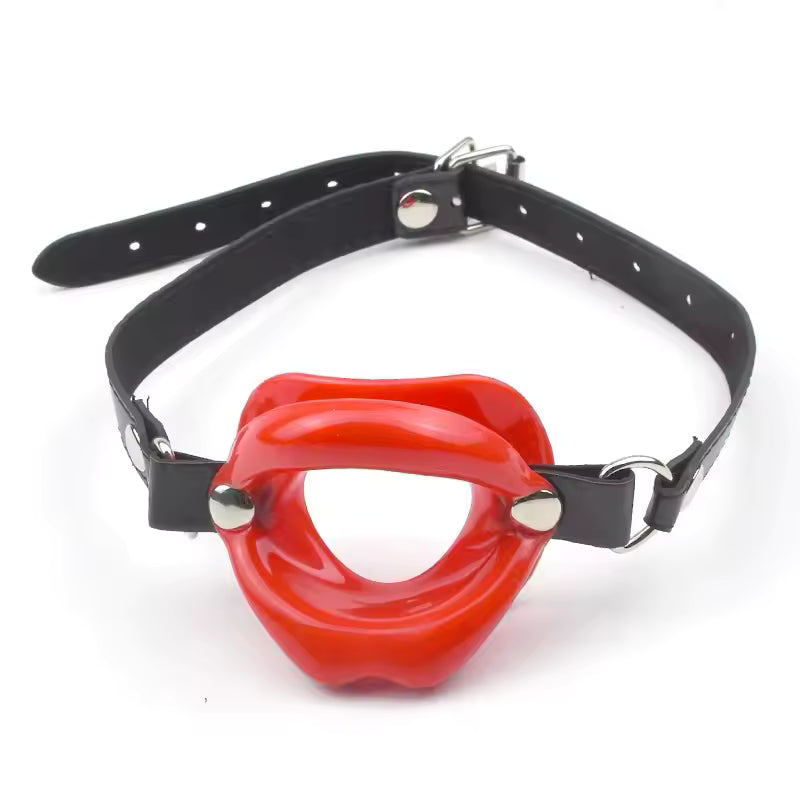 BDSM Bondage Ball Gag for Couples - Adjustable Breathable Mouth Harness