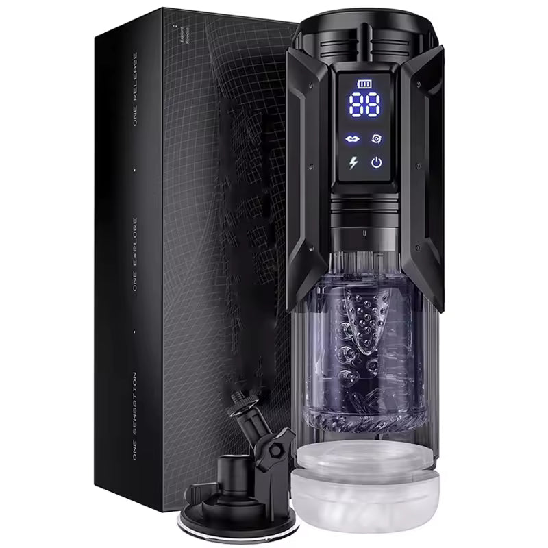 Automatic Stroker Cup - 7 Modes Smart Sucking & Rotating Pocket Pussy