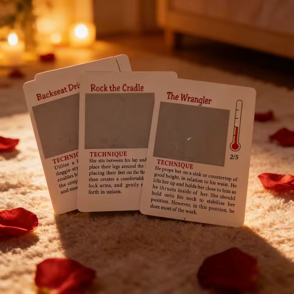 Sexual Positions Scratch Card Game - 365 Days Adult Couples Challenge