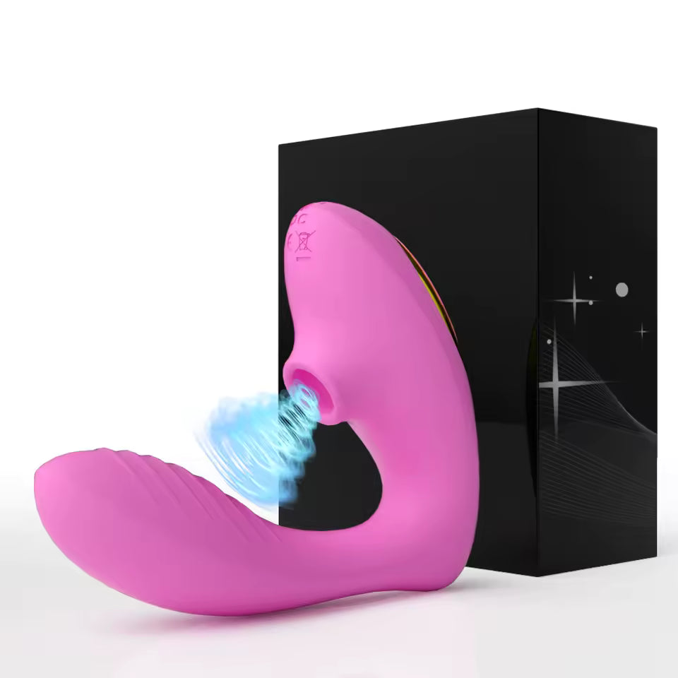 Powerful Clitoris Vacuum Vibrator - G-Spot Dildo & Nipple Sucker