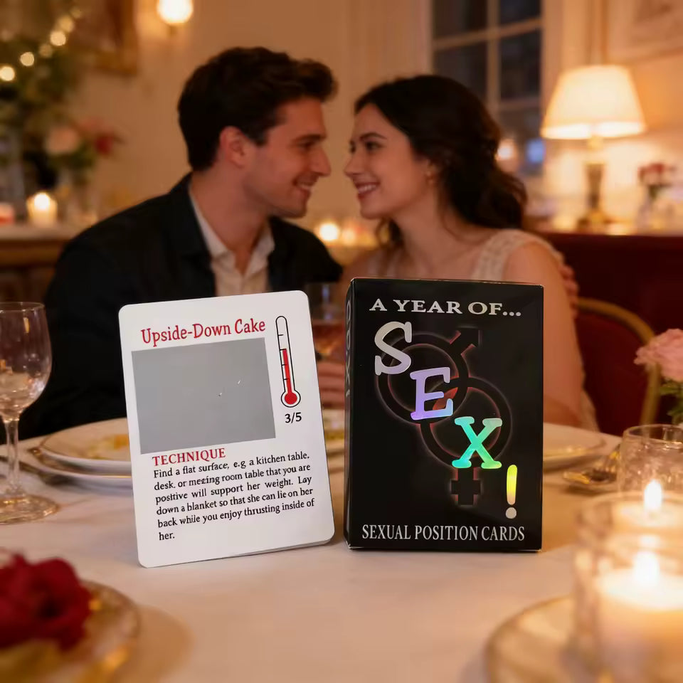 Sexual Positions Scratch Card Game - 365 Days Adult Couples Challenge