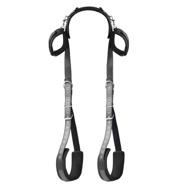 SM Bed Bandage Straps & Harness - Adjustable Handcuffs & Ankle Cuffs Kit