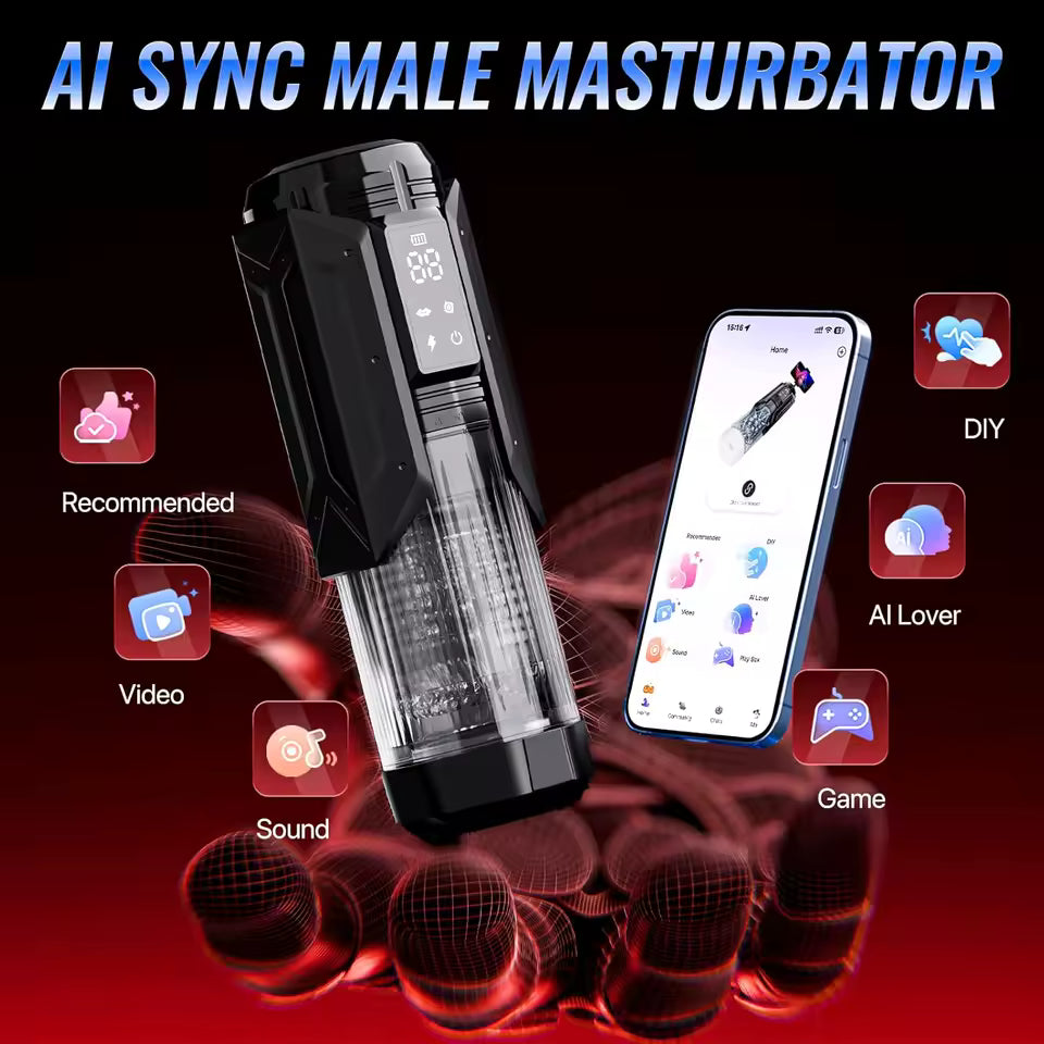 Automatic Stroker Cup - 7 Modes Smart Sucking & Rotating Pocket Pussy