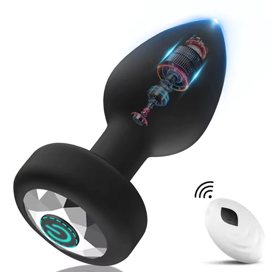 Remote Control Anal Vibrator - Powerful Prostate Massager for Couples