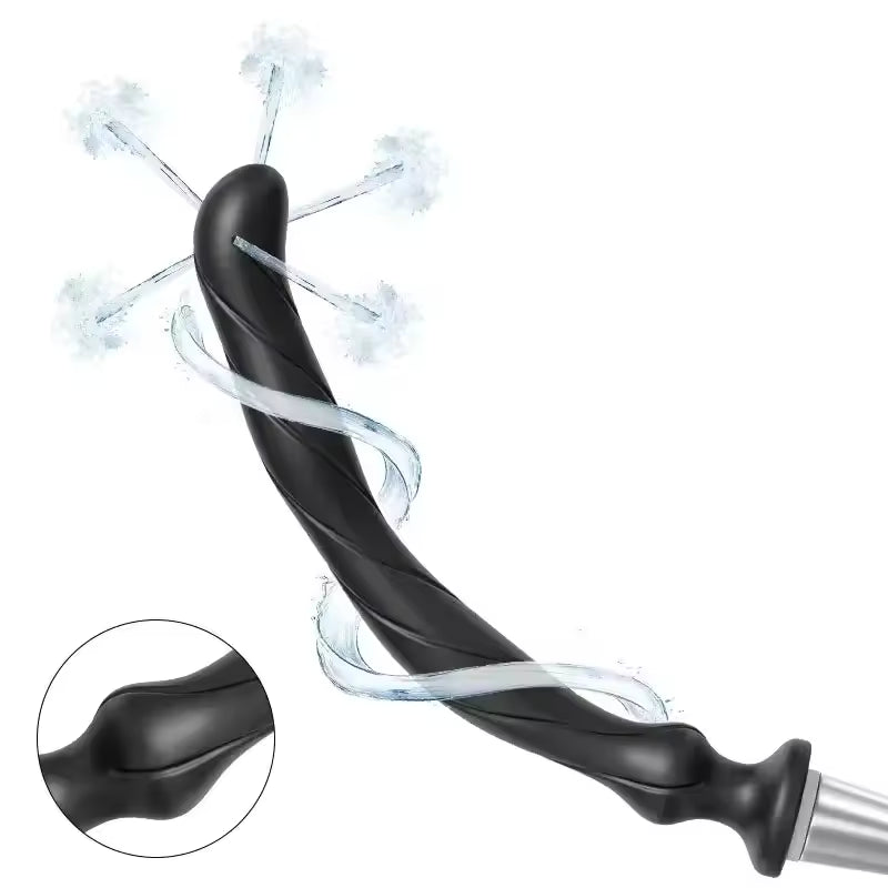 Silicone Anal Douche & Enema Hose - Comfortable Bidet Shower Cleansing
