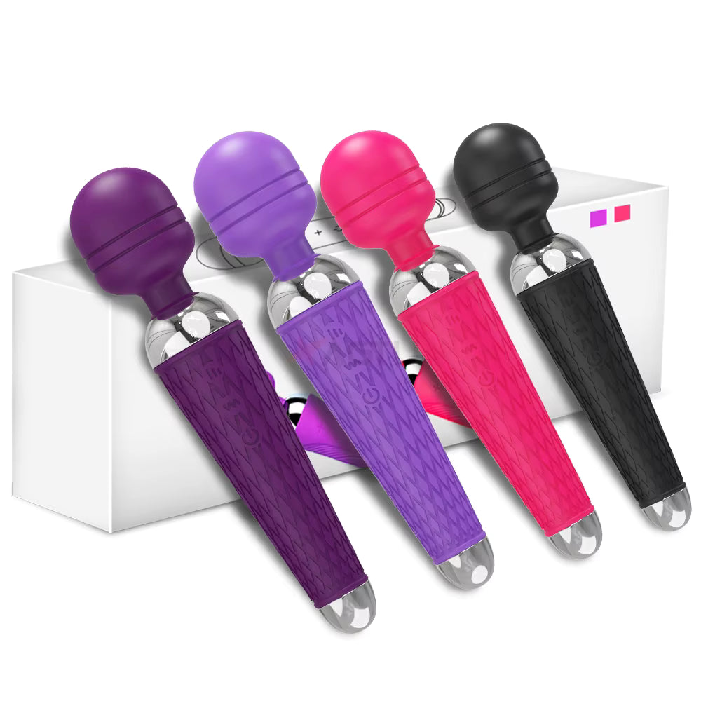 Powerful Magic Wand Vibrator - 20-Speed G-Spot & Clitorial Massager