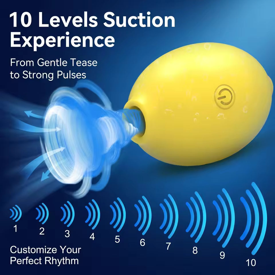 Powerful Sucking Egg Vibrator - Clitorial & Nipple Stimulator