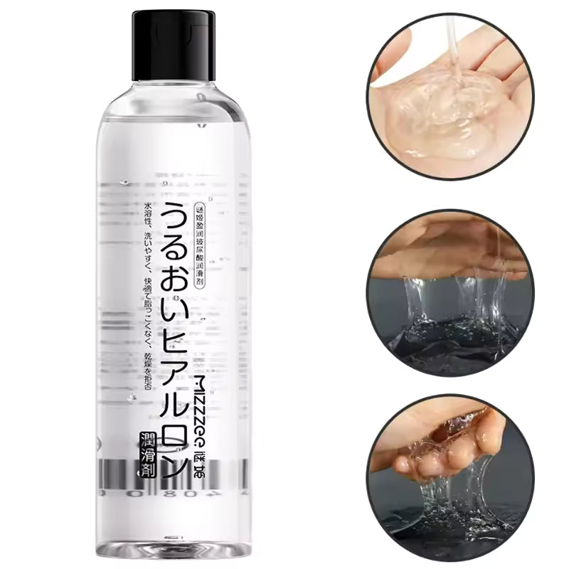 Water-Soluble Hyaluronic Acid Lubricant - 200ml Silk Anal & Vaginal Lube