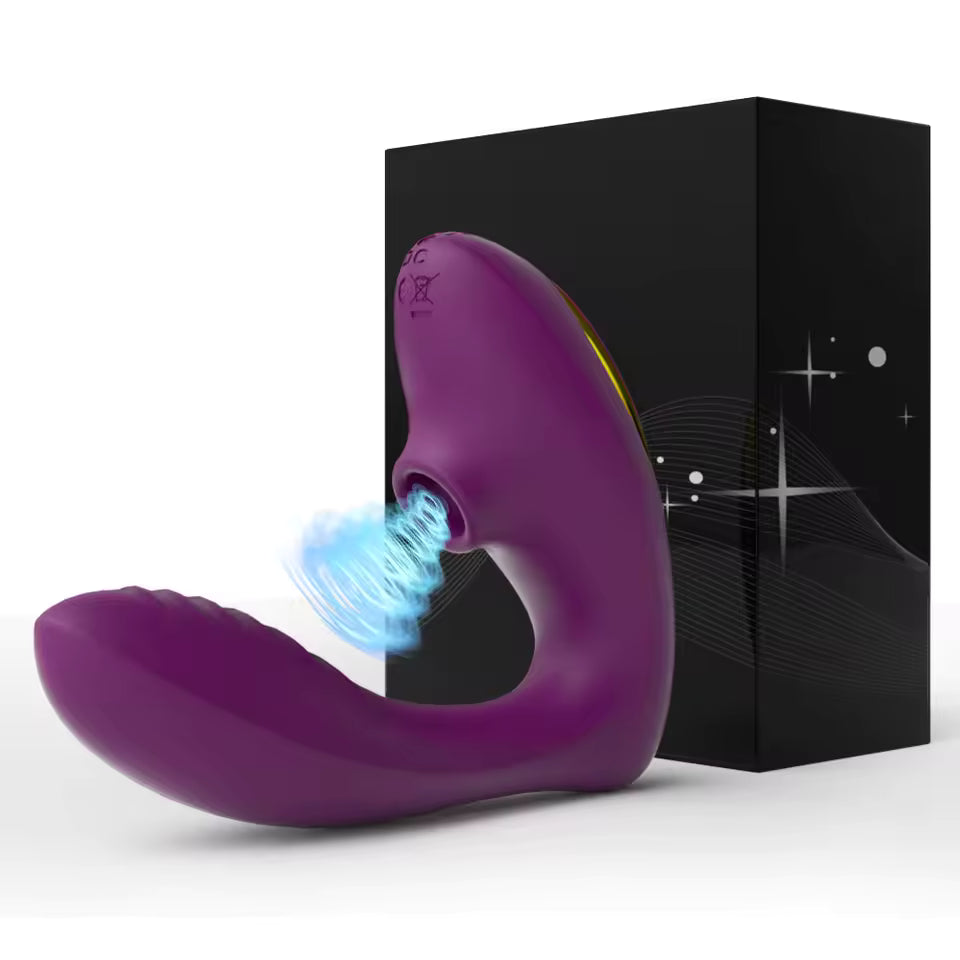 Powerful Clitoris Vacuum Vibrator - G-Spot Dildo & Nipple Sucker