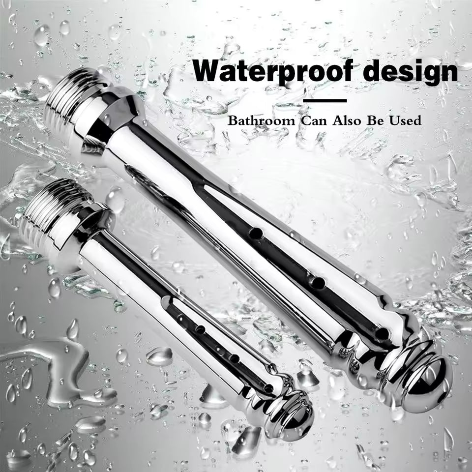 Premium Metal Anal Cleaner - 7-Hole Side Spray Enema Bidet Attachment