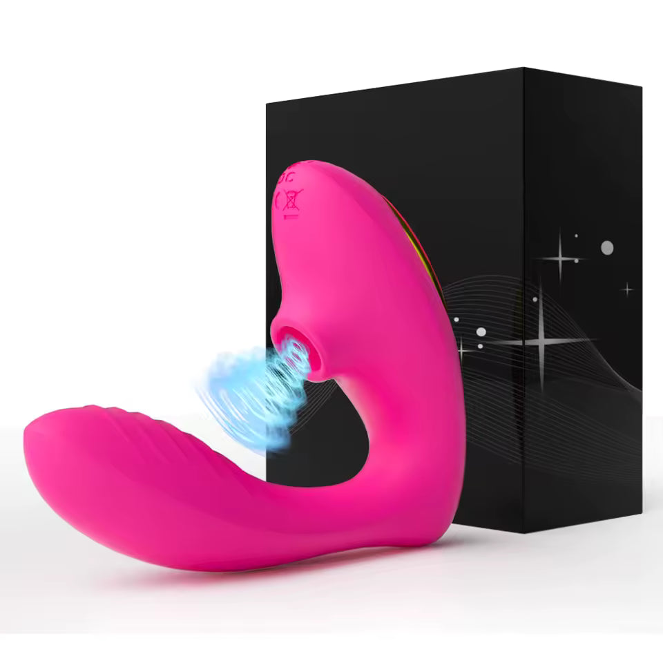 Powerful Clitoris Vacuum Vibrator - G-Spot Dildo & Nipple Sucker