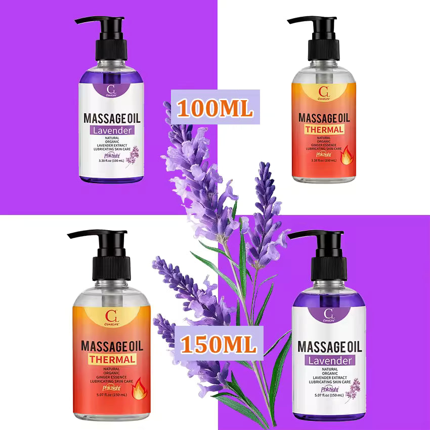 Water-Based Lavender Sex Lube - Warming Vaginal & Anal Intimate Gel