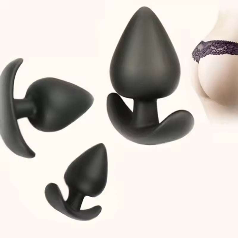 Comfortable Silicone Anal Plug - 4-Piece Multi-Size Training Set