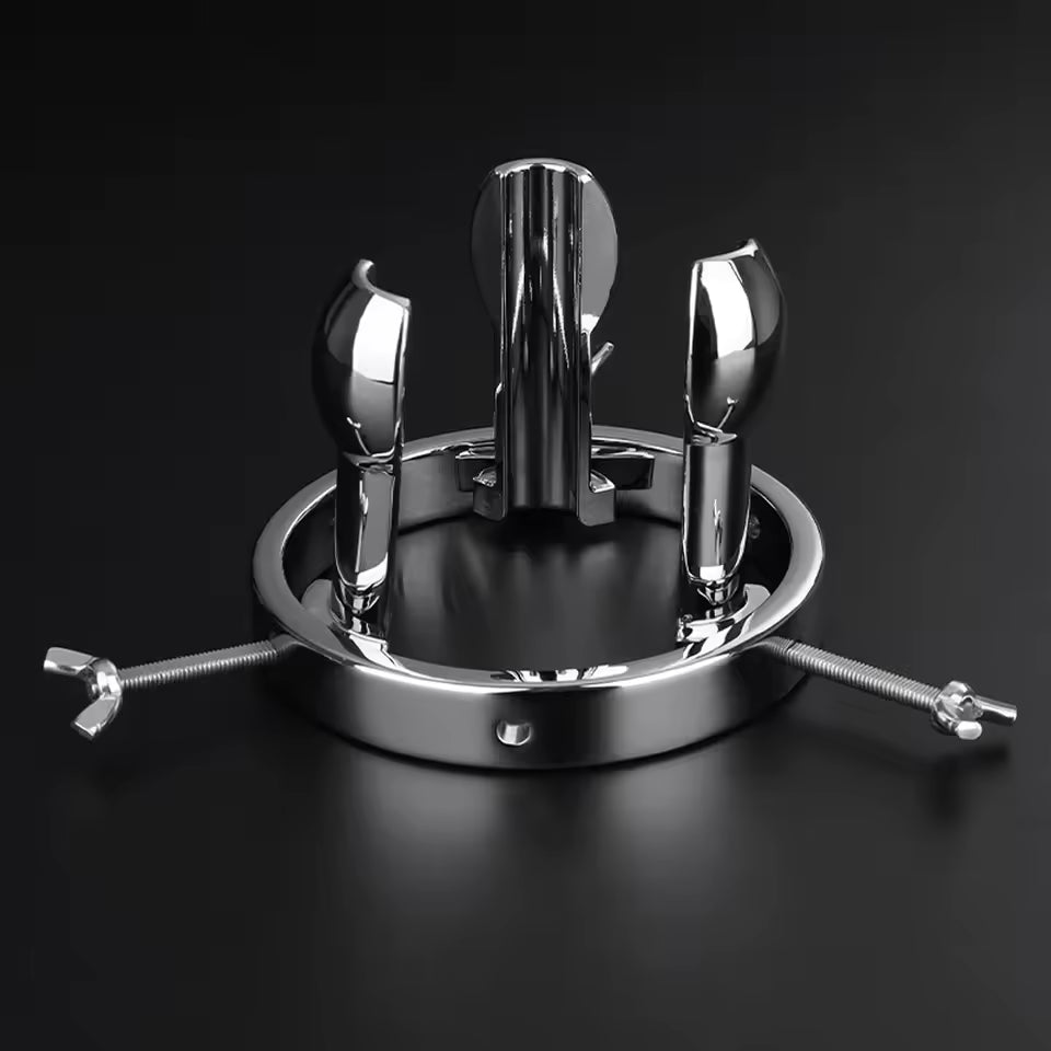 Metal Anal Expander & Vaginal Speculum - Heavy Duty Dilator