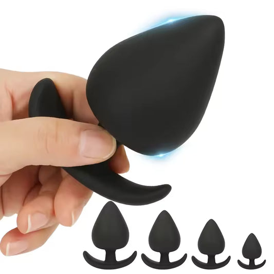 Comfortable Silicone Anal Plug - 4-Piece Multi-Size Training Set
