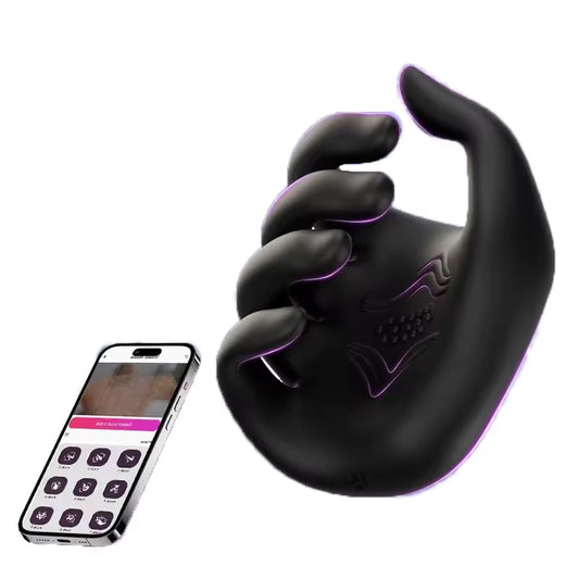Finger-Shaped Male Masturbator Vibrator - 10-Speed Couples Stimulation Toy