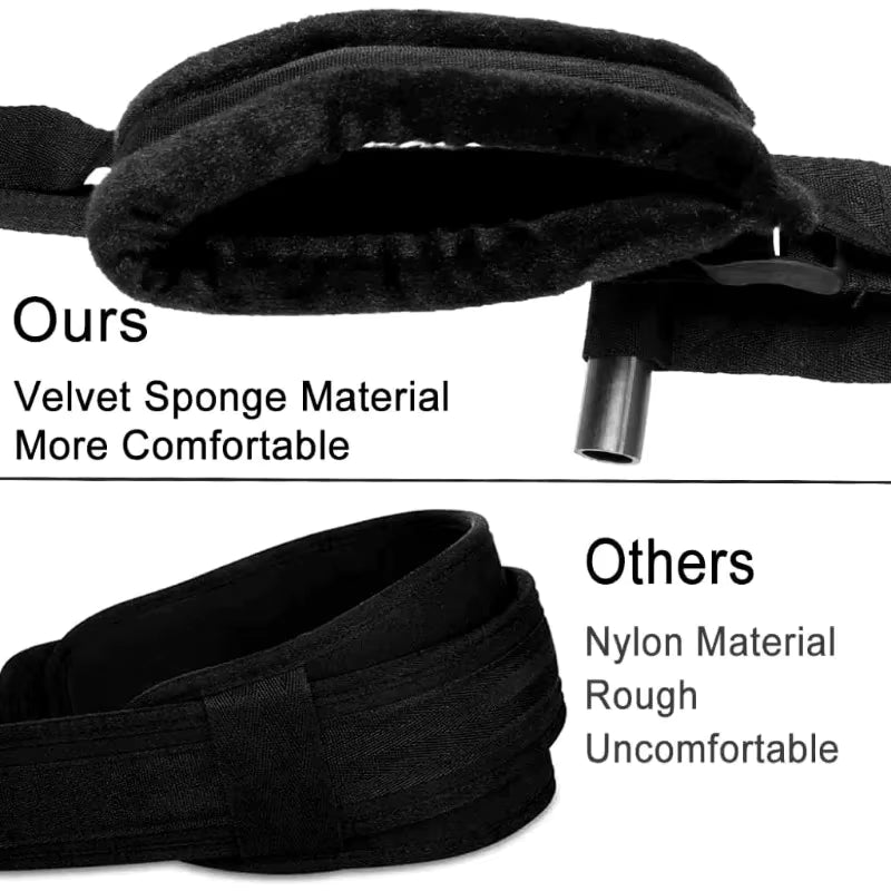 Adjustable Door Swing for Couples - SM Bondage Straps & Leg Spreader