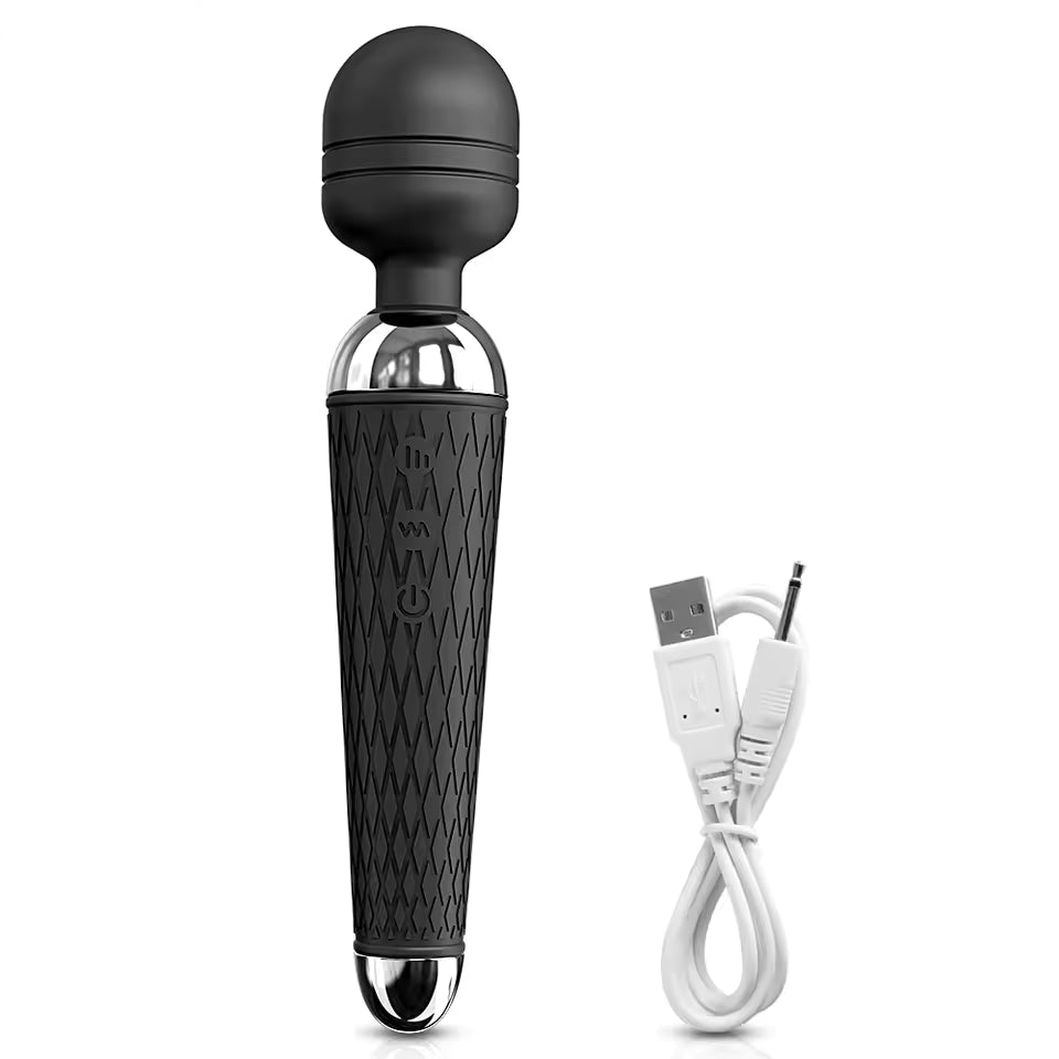Powerful Magic Wand Vibrator - 20-Speed G-Spot & Clitorial Massager