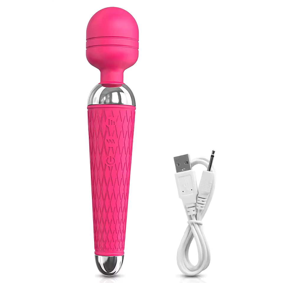 Powerful Magic Wand Vibrator - 20-Speed G-Spot & Clitorial Massager
